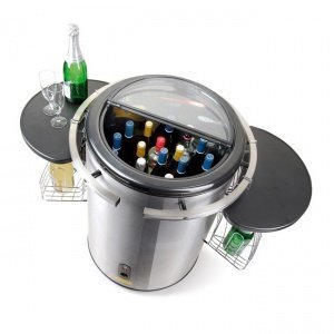 Edelstahl - Partykühlschrank