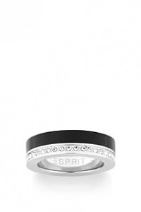 Edelstahl/ Zirkonia Ring