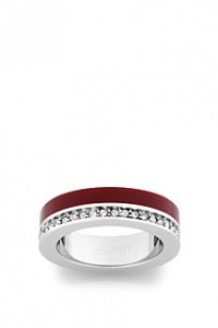 Edelstahl/Zirkonia Ring