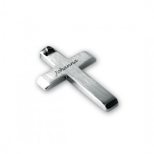 Edelstahlanhänger Kreuz