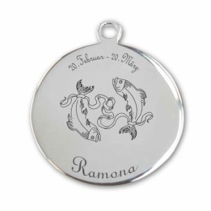 Edelstahlanhänger *Rhonde Fische*