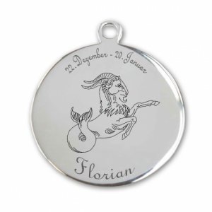 Edelstahlanhänger *Rhonde Steinbock*