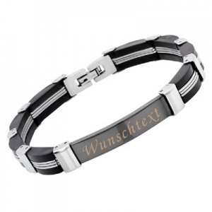 Edelstahlarmband mit Gravur - 8945