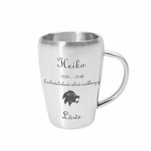 Edelstahlbecher *Löwe*