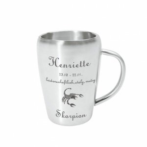 Edelstahlbecher *Skorpion*