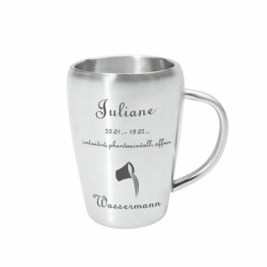 Edelstahlbecher *Wassermann*