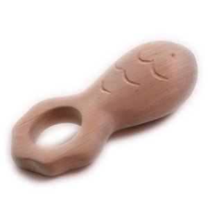 Edelsteinrassel Holz Fisch