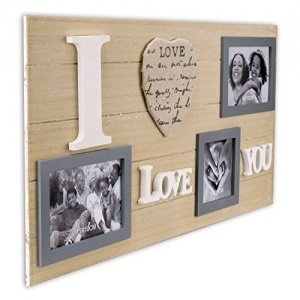 Holzbilderrahmen I Love You
