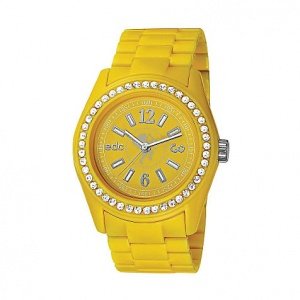 edc Damenuhr Disco Glam-Happy Yellow EE9