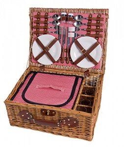 eGenuss Weidenpicknickkorb
