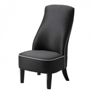 EICHHOLTZ Chair Domicile black & white