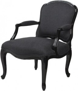 EICHHOLTZ Chair George V Cashmere - Grey