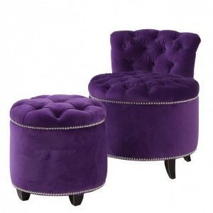 EICHHOLTZ Chair + Stool Greta Garbo