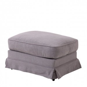 EICHHOLTZ Footstool Highbury linen grey