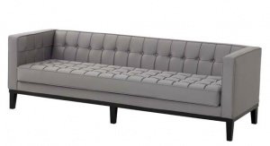 EICHHOLTZ Sofa Corbusier silver grey
