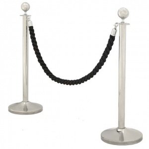 EICHHOLTZ Stanchion post steel polished