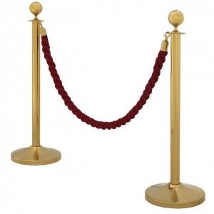 EICHHOLTZ Stanchion post titanium gold