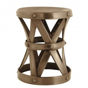 EICHHOLTZ Stool Veracruz antique brass
