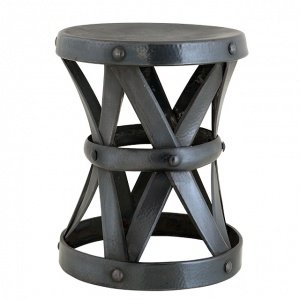 EICHHOLTZ Stool Veracruz gun metal bronz