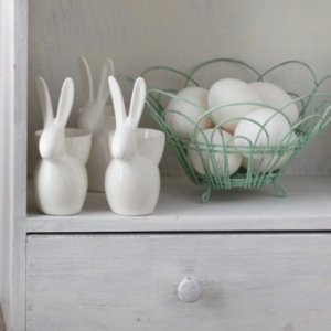 Eierbecher Hase Speedy weiß