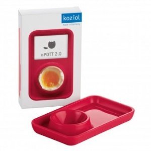 Eierbecher Pott 2.0 solid himbeer