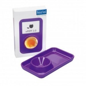 Eierbecher Pott 2.0 solid pflaume