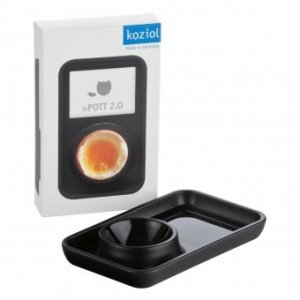 Eierbecher Pott 2.0 solid schwarz