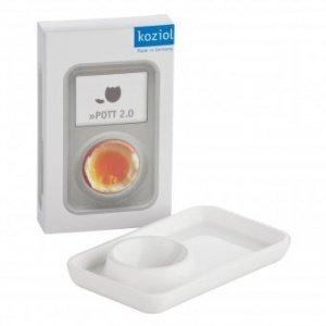 Eierbecher Pott 2.0 solid weiß