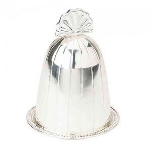 Eierbecher, versilbert mit Muschel, Lisb