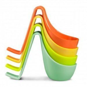 Eierkocher Eiko 4er-Set  türkis/orange/g