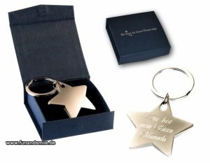 Stern-Anhänger mit persönlicher Gravur