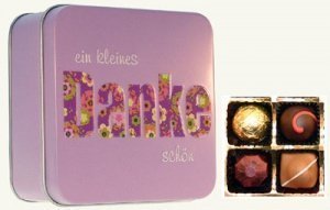 "Ein kleines Dankeschön" mit Trüffeln un