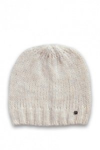 Einfarbige Strickmütze