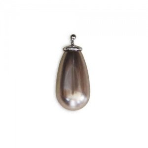 Einhänger -Tropfenperle- (E7), Heide Hei