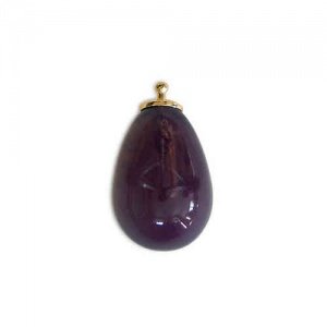 Einhänger -böhmischer Quarzglastropfen- 