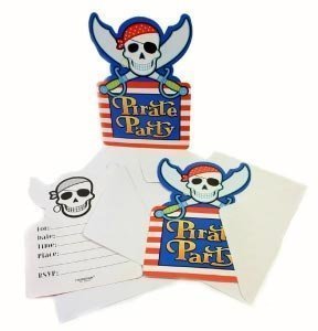 Einladungen zum Kindergeburtstag *Pirat*