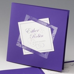 Einladungskarte Dahlia