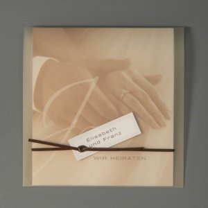 Einladungskarte Monique