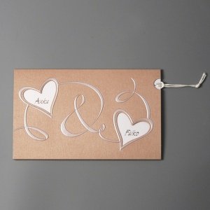 Einladungskarte Sandy