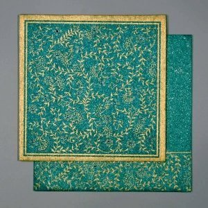 Einladungskarte Shanti, türkis