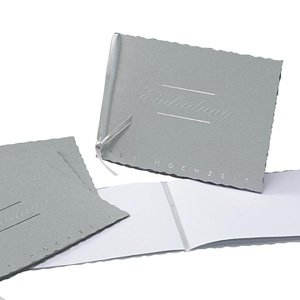 Einladungskarte Valerie, silber, 10er Se