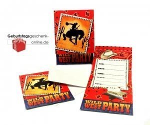 Einladungskarten *Western*