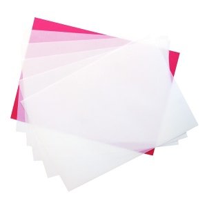 Einleger für B6 Karten, 5 St., weiß/tran