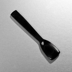 Eis-Löffel aus schwarzem Büffel-Horn, 12