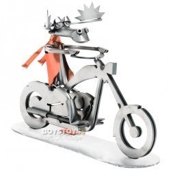 Elch-Boy Motorrad Schraubenfigur
