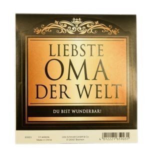 Eleganter Aufkleber *Liebste Oma*