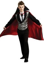 Eleganter Vampir Halloween-Kostüm schwar