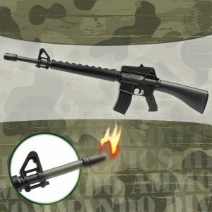 Elektro Stabfeuerzeug - Maschinengewehr