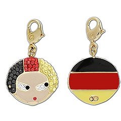 Eliot Germany Charm, vergoldet