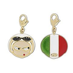 Eliot Italy Charm, vergoldet
